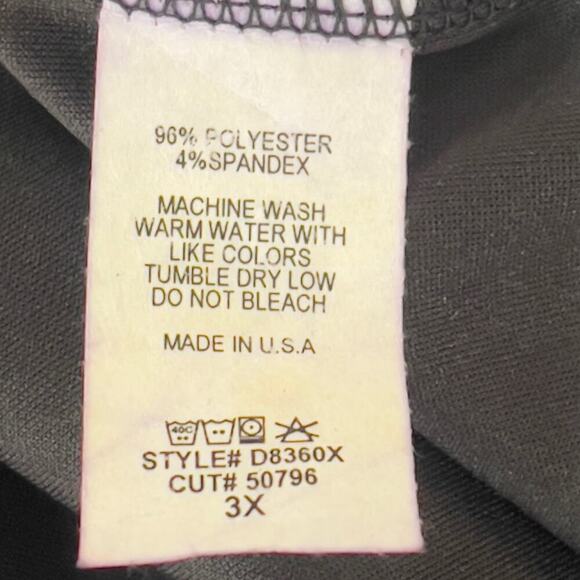 FIRST LOVE‎ BY LOVELYN BOAT NECK MAXI SHIFT DRESS IN BLACK NEW WOMEN'S SIZE  3X - Picture 12 of 13